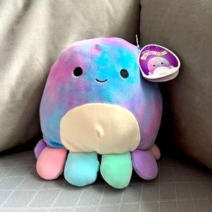 NWT 8” Mary the Tie Dyed Octopus Squishmallow